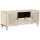 TV szekrény fiókkal Fehér 105 x 33 x 46 cm tömör mangófa