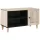 TV szekrény polcokkal Fehér 80 x 33 x 46 cm tömör mangófa