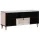 TV szekrény fiókkal Fehér 105 x 33 x 46 cm tömör mangófa