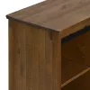 HALDEN tömör fa komód tolóajtós 80x40x80 cm