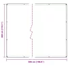 Átlátszó ponyva lyukasztóval 3x5 m PVC