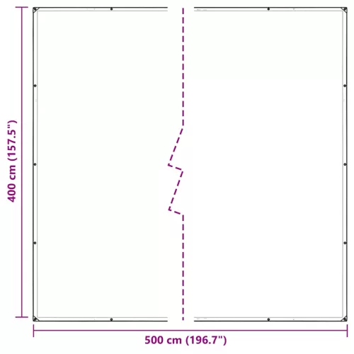 Átlátszó ponyva lyukasztóval 4x5 m PVC