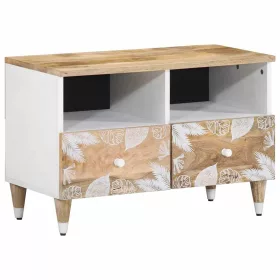 Tömör mangófa TV-szekrény70x33,5x46 cm