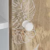 Tömör mangófa TV-szekrény 80x31,5x46 cm