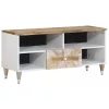 Tömör mangófa TV-szekrény100x33,5x46 cm