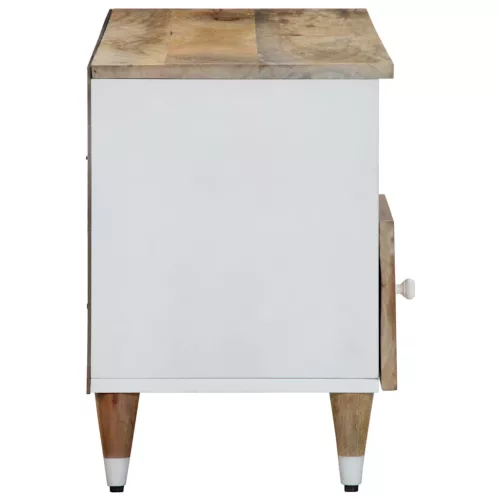 Tömör mangófa TV-szekrény100x33,5x46 cm