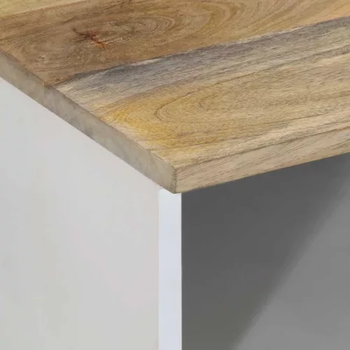 Tömör mangófa TV-szekrény100x33,5x46 cm