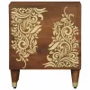 Éjjeliszekrény 2 pcs mézbarna 40 x 33 x 46 cm tömör mangófa