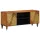 TV szekrény polcokkal Barna 105 x 33.5 x 46 cm Tömör mangófa