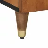 TV szekrény polcokkal Barna 105 x 33.5 x 46 cm Tömör mangófa