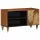 TV szekrény polcokkal Barna 80 x 31.5 x 46 cm Tömör mangófa