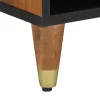 TV szekrény polcokkal Barna 80 x 31.5 x 46 cm Tömör mangófa