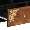 TV szekrény fiókkal Barna 100 x 33.5 x 46 cm Tömör mangófa