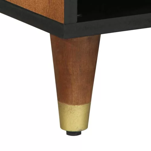 TV szekrény fiókkal Barna 100 x 33.5 x 46 cm Tömör mangófa