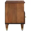 TV szekrény fiókkal Barna 80 x 33.5 x 46 cm Tömör mangófa