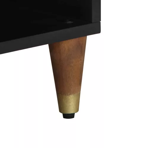 TV szekrény fiókkal Barna 80 x 33.5 x 46 cm Tömör mangófa