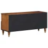 TV szekrény fiókkal Barna 100 x 33.5 x 46 cm Tömör mangófa