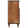 Széf polcokkal tárolóval Barna 60 x 33.5 x 75 cm Tömör mangófa