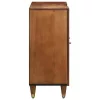 Széf polcokkal tárolóval Barna 90 x 33.5 x 75 cm Tömör mangófa