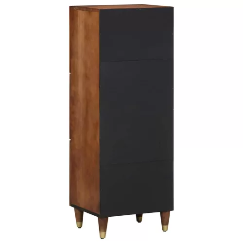 Magasfiú fiókkal Barna 40 x 33.5 x 110 cm Tömör mangófa