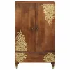 Magasfiú polcokkal Barna 60 x 33,5 x 100 cm Tömör mangófa
