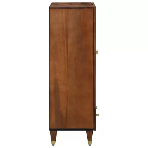 Magasfiú polcokkal Barna 60 x 33,5 x 100 cm Tömör mangófa