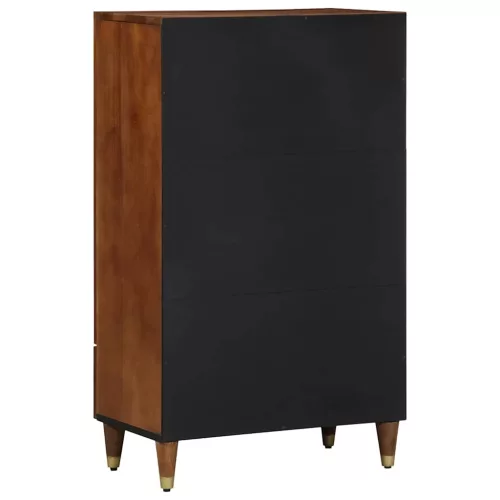 Magasfiú polcokkal Barna 60 x 33,5 x 100 cm Tömör mangófa