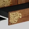 Magasfiú polcokkal Barna 60 x 33,5 x 100 cm Tömör mangófa