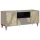 TV szekrény Szürke és Arany 105 x 33.5 x 46 cm Tömör mangófa