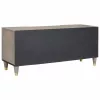 TV szekrény Szürke és Arany 105 x 33.5 x 46 cm Tömör mangófa