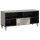 TV szekrény Szürke és Arany 100 x 33.5 x 46 cm Tömör mangófa