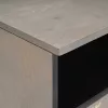 TV szekrény Szürke és Arany 80 x 33.5 x 46 cm Tömör mangófa