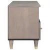 TV szekrény Szürke és Arany 100 x 33.5 x 46 cm Tömör mangófa