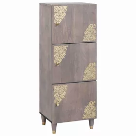   Magasfiú Szürke és Arany 40 x 33.5 x 110 cm Tömör mangófa