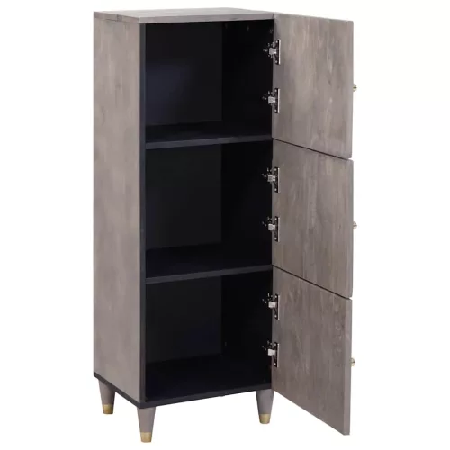 Magasfiú Szürke és Arany 40 x 33.5 x 110 cm Tömör mangófa