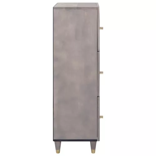 Magasfiú Szürke és Arany 40 x 33.5 x 110 cm Tömör mangófa