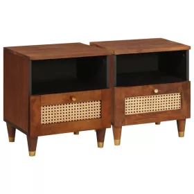 Éjjeliszekrények fiókkal 2 pcs 40 x 33 x 46 cm
