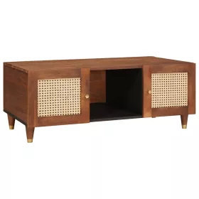   Dohányzóasztalok Barna 100 x 54 x 40 cm Kanna és tömör mango fa