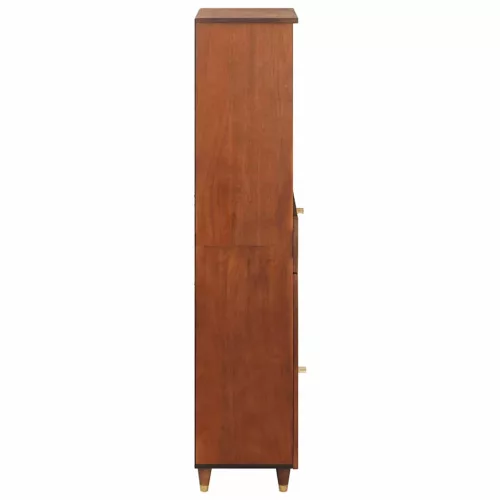 Széf fiókkal polcokkal tárolóval Barna 38 x 33.5 x 160 cm