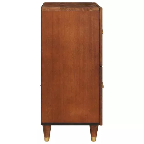 Széf Barna 60 x 33.5 x 75 cm Kanna és tömör mango fa
