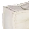 Krém szövet moduláris puff 70x70x54