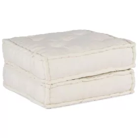 Krém szövet moduláris puff 70x70x36