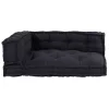 Pallet Sofa Párna Antracit szövet