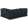 Pallet Sofa Párna Antracit szövet