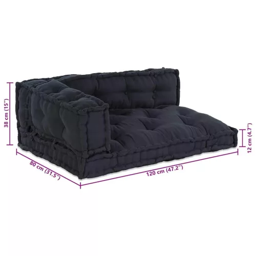 Pallet Sofa Párna Antracit szövet