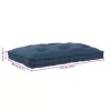 Pallet Sofa Párna Indigó szövet