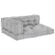 Pallet Sofa Párna Szürke szövet