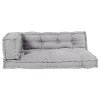 Pallet Sofa Párna Szürke szövet