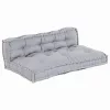 Pallet Sofa Párna Szürke szövet
