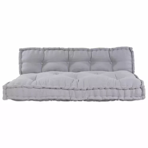 Pallet Sofa Párna Szürke szövet